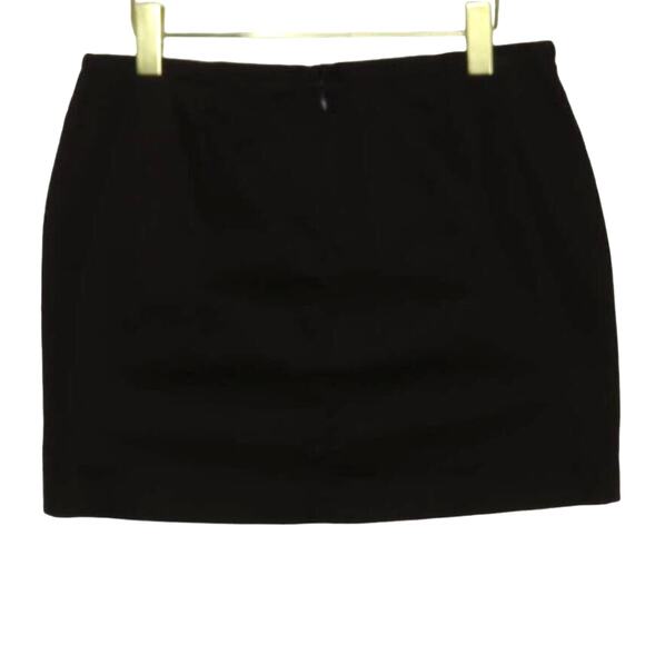 1990s Vintage Old Navy Brown Mini Skirt Size 8 Waist 30" - Picture 3 of 6